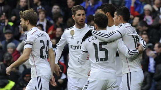James Rodriguez, Sergio Ramos and Marcelo to miss Real Madrid's trip to Atletico Madrid