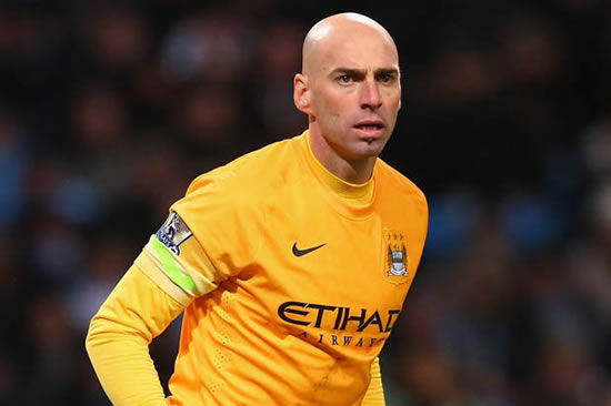 Everton set to move for Man City stopper Willy Caballero as Tim Howard replacement