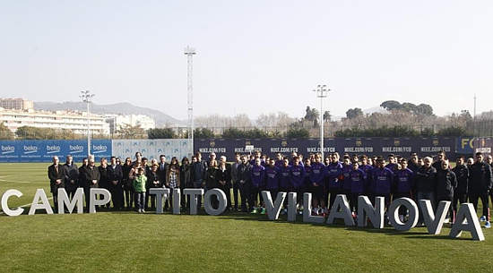 Barcelona training field renamed 'Tito Vilanova'
