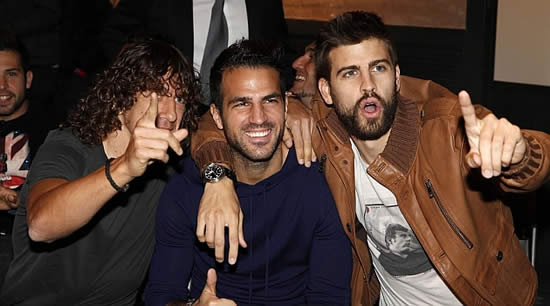 Fabregas, Pique and Messi spotted at casino