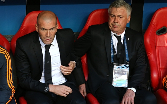 Zinedine Zidane next for Real Madrid if Carlo Ancelotti fails