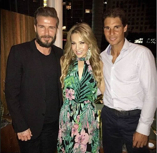 David Beckham and Rafa Nadal party with hot singer at Tommy Hilfiger’s birthday bash