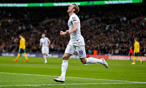 Harry Kane makes perfect start for England in simple win over Lithuania