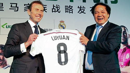 First Real Madrid sponsorship deal in China