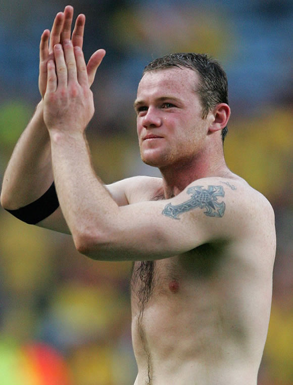Wayne Rooney gets Liverbird TATTOO after losing bet with Liverpool pals