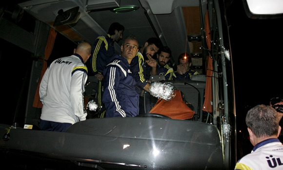 Turkish police arrest two people over armed attack on Fenerbahce team bus