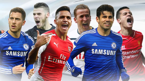 Kane, Coutinho, Hazard and De Gea up for both PFA Awards