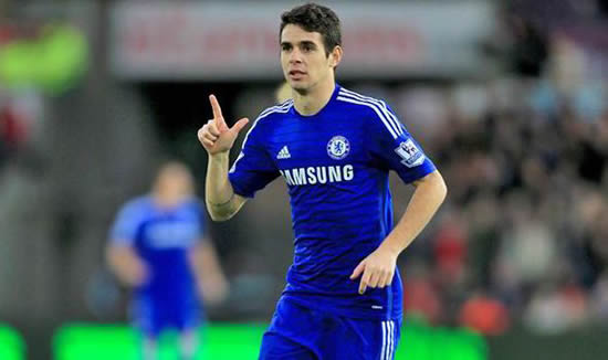 Oscar not thinking of leaving Chelsea despite possible Paul Pogba swap