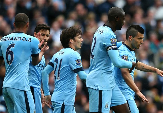 Manchester City 2-0 West Ham: Silva stretchered off as Aguero seals win
