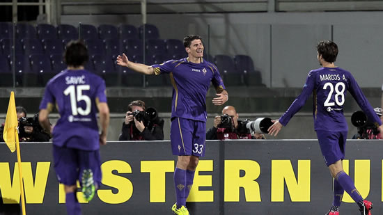 Fiorentina	2 : 0 Dynamo Kyiv - Fiorentina into the last four