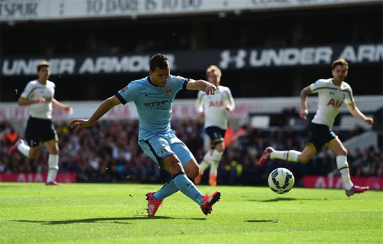 Tottenham Hotspur 0 - 1 Manchester City : Aguero inspires City victory