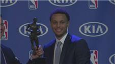 Curry wins NBA Most Valuable Player