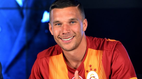 Podolski seals Galatasaray move