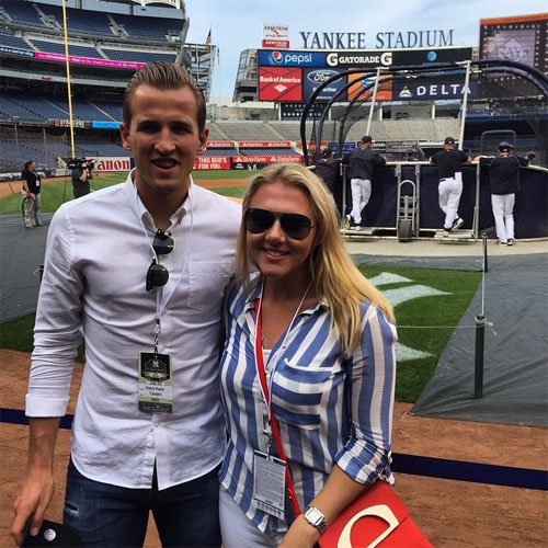 Tottenham star Harry Kane brings girlfriend to Yankees baseball game