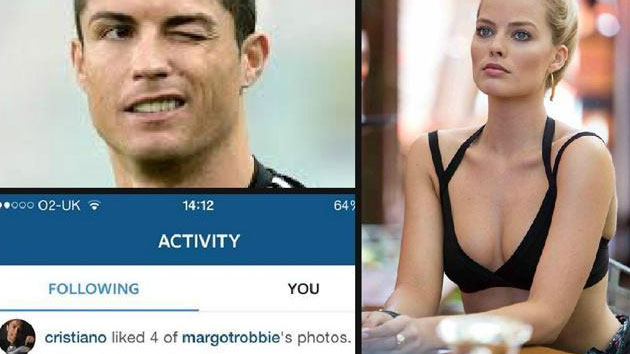 Ronaldo takes an interest Margot Robbie