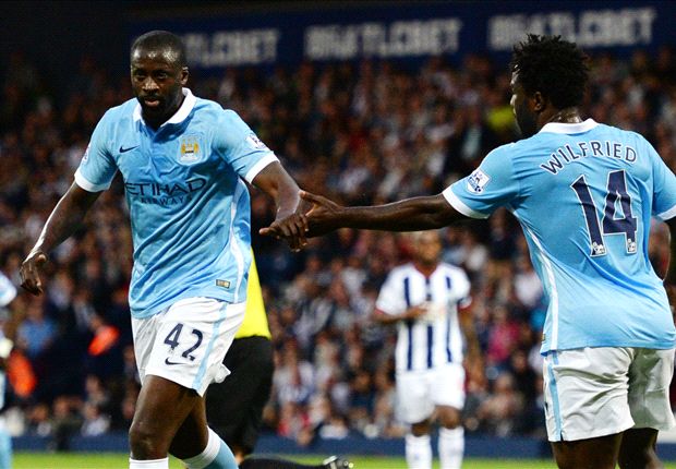 West Brom 0-3 Manchester City: Yaya Toure stars on Sterling debut
