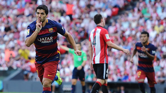 Athletic Bilbao 0-1 Barcelona: Luis Suarez stars in Barca win