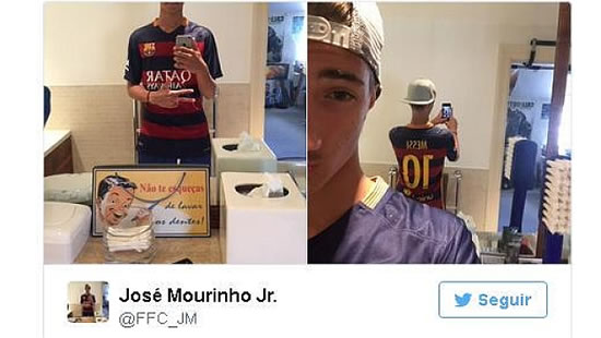 Jose Mourinho Jr, Messi's biggest fan