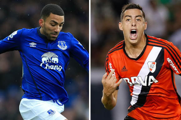 Everton splash £12.5m on deadline day as they sign Aaron Lennon and Ramiro Funes Mori