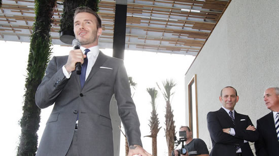 David Beckham optimistic of progress on Miami MLS franchise