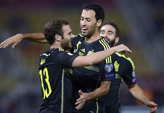 Macedonia 0-1 Spain: Mata strike cements top spot for holders