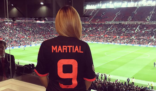 Samantha Martial celebrates another goal for husband Anthony on Instagram