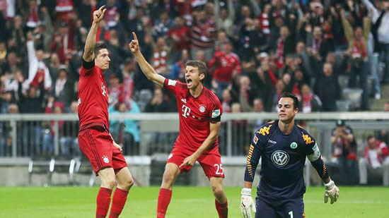 Bayern Munich 5 - 1 Wolfsburg: Bayern coach Pep Guardiola hopes for more Robert Lewandowski goals