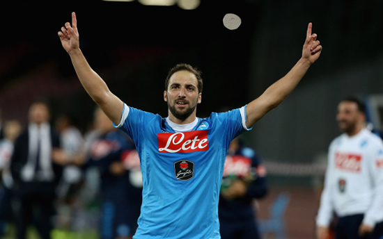 Liverpool lining up transfer of Gonzalo Higuain in January