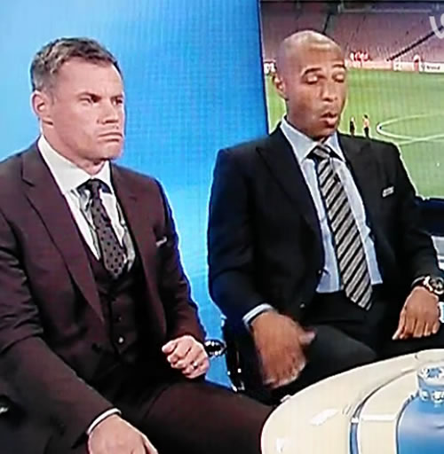 Watch Thierry Henry’s brilliant reaction after Liverpool sack Brendan Rodgers