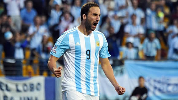 Argentina recall Gonzalo Higuain with Lionel Messi and Sergio Aguero out