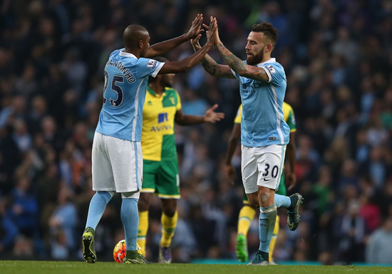 Manchester City 2 - 1 Norwich City: Yaya Toure's the man on the spot to give City victory over 10-man Norwich