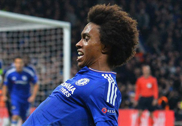 Chelsea FC 2 - 1 Dynamo Kyiv: Willian on the money to give Jose Mourinho a welcome boost with Chelsea win