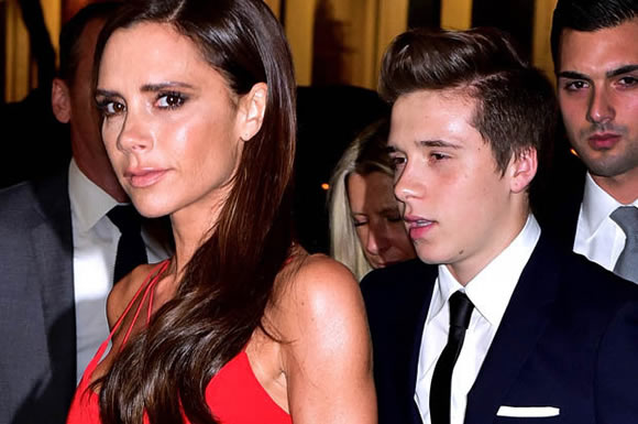 Brooklyn Beckham is Posh Spice's rock for support at events, while David travels the globe