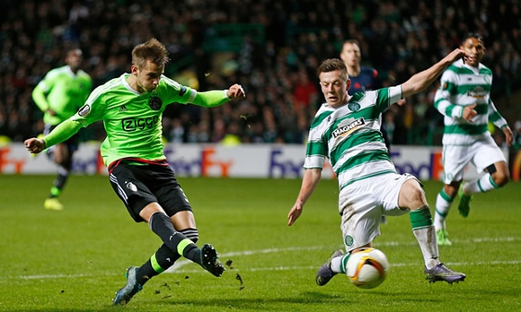 Celtic 1 - 2 Ajax Amsterdam: Celtic out of Europe after defeat to Ajax