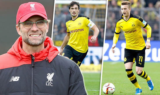 Liverpool boss Jurgen Klopp reveals he could raid Borussia Dortmund for star players