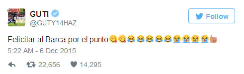 Real Madrid legend Guti Trolls Barcelona & Gerard Pique on Twitter