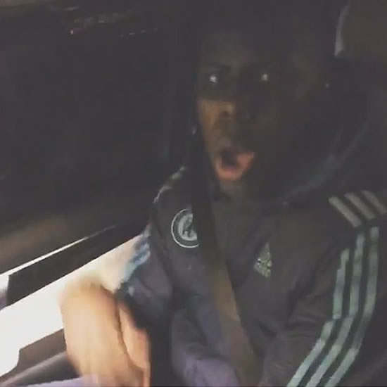 Kurt Zouma celebrates Chelsea win with a sing-song