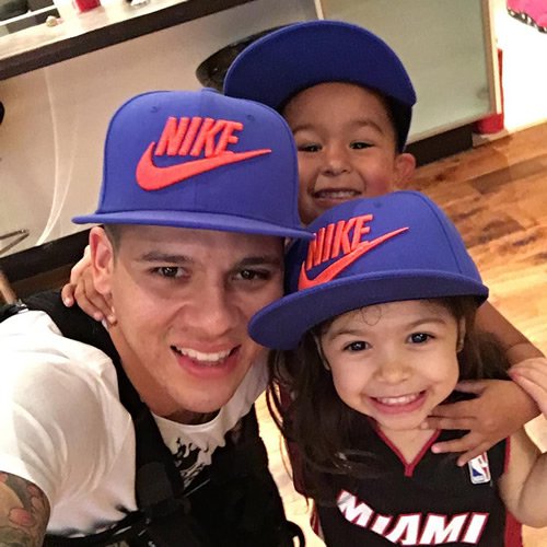 Injured Man Utd star Marcos Rojo all smiles with family