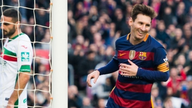 Messi bags hat-trick as Barca thump Granada