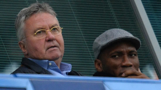 Guus Hiddink rules out Chelsea return for Didier Drogba in near future