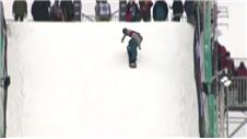 Fenway Park transformed for snowboarding event