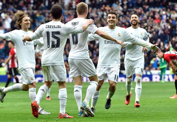 Real Madrid 4-2 Athletic Bilbao: Ronaldo double sees off visitors despite Varane red
