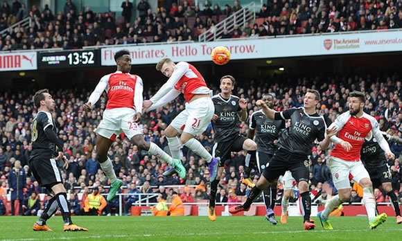 Arsenal 2 - 1 Leicester City: Oh Danny boy! Welbeck header seals dramatic Arsenal comeback against Leicester