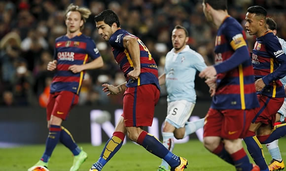 Barcelona 6 - 1 Celta Vigo: Lionel Messi and Luis Suarez spot-on as rampant Barca hammer Celta Vigo