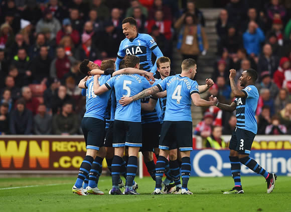 Stoke City 0 - 4 Tottenham Hotspur: No slips from Spurs as they emphatically sink Stoke to eat into Leicester's lead