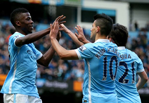 Manchester City 4-0 Stoke City: Iheanacho scores twice as City strengthen grip on Champions League spot