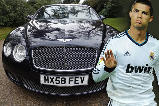 Cristiano Ronaldo’s £170k Bentley going on Auto Trader for bargain bin prices