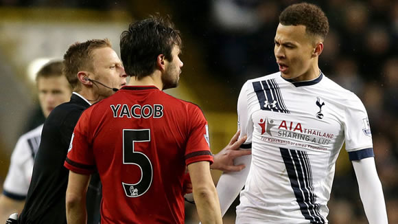 Dele Alli gets three-match ban for punch during Tottenham v West Brom