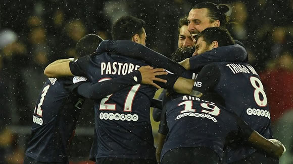 Paris Saint Germain 4 - 0 Stade Rennais FC: Ibrahimovic at the double as PSG run riot in second half