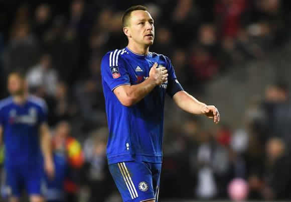 Chelsea skipper Terry to return for Tottenham clash